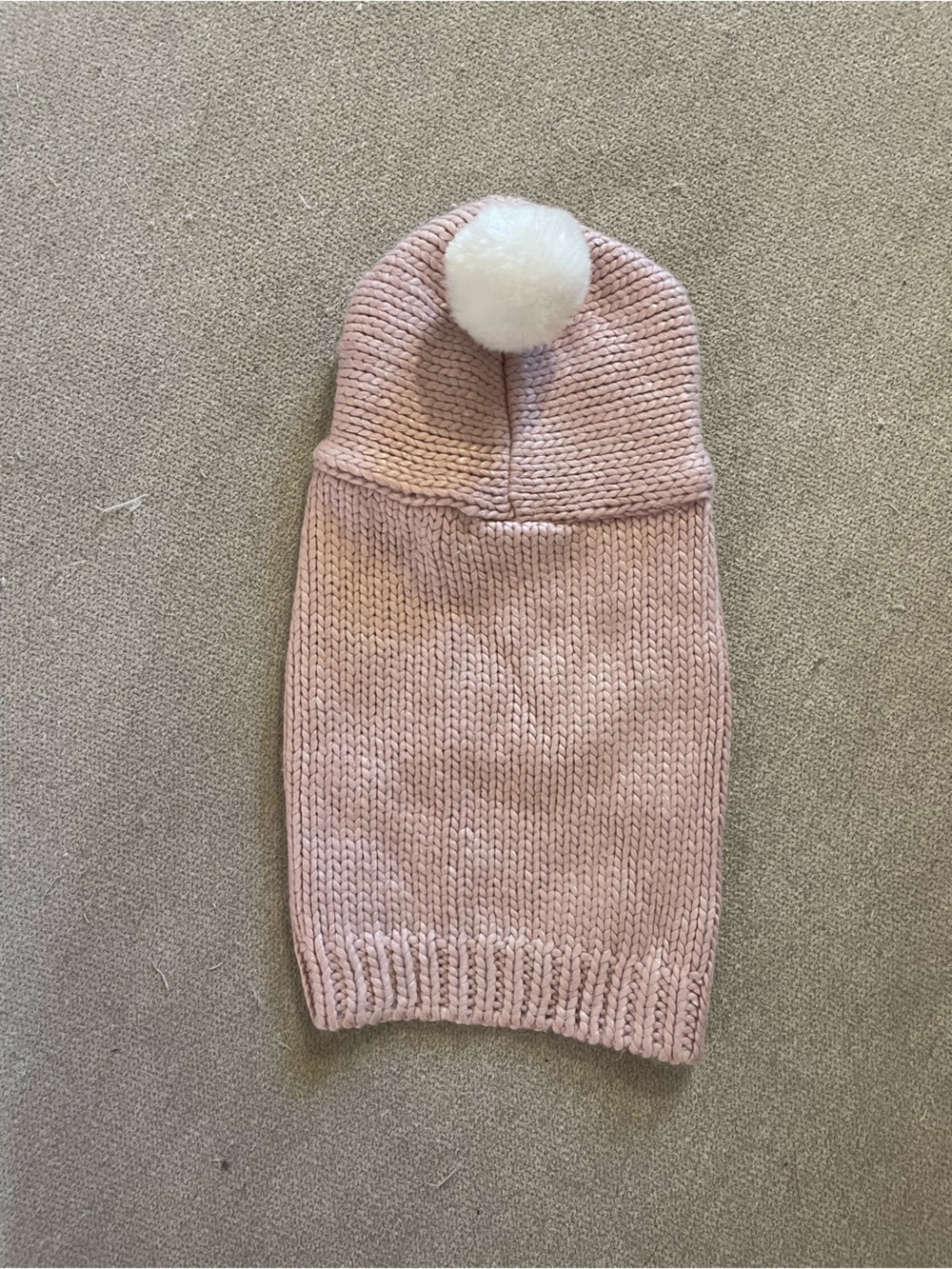 Top Paw Pink Knit Pom Pom Sweater